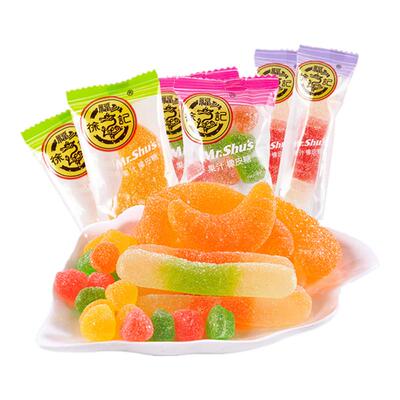 徐福记橡皮糖水果汁味qq软糖