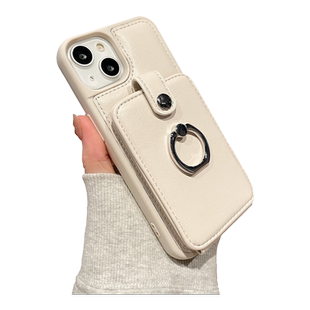 多功能风琴卡包iPhone16Pro手机壳14苹果15可插卡12皮壳11放卡max高档pormax全包13卡槽ip卡套ihpone指环适用