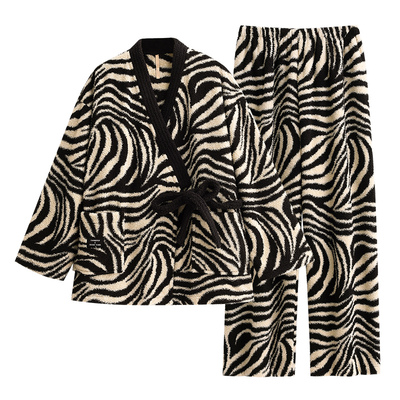 【商场同款】家乐芬女半边绒睡衣