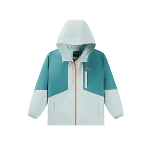 安踏儿童小软壳两件套四防加绒外套2025秋冬新款男童户外运动上衣