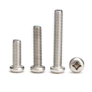 汉固威304不锈钢盘头螺丝钉PM十字圆头机螺钉加长螺栓M4M5M6M8M10