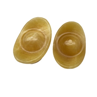 聚宝盆摆件天然黄玉石金元宝水晶玉石小元宝大风水招财工艺品