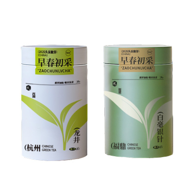 天汇绿茶包装茶叶罐龙井茶密封罐