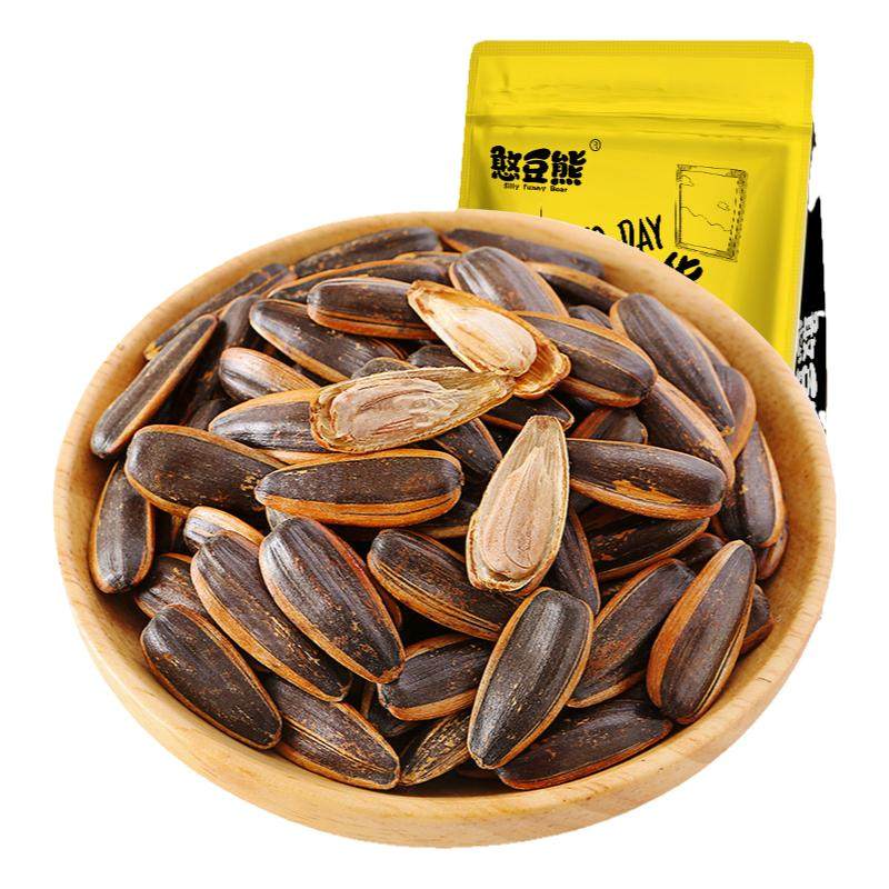 焦糖/山核桃味瓜子500g*2袋装葵花籽坚果炒货零食2025新货