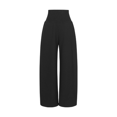 无以幻象罗纹腰绒里九分裤