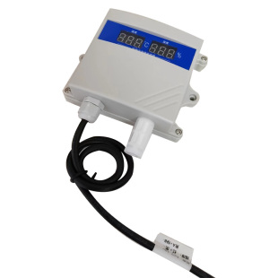 温湿度传感器RS485带显示modbus壁挂式探头型防雨工业级温湿度计
