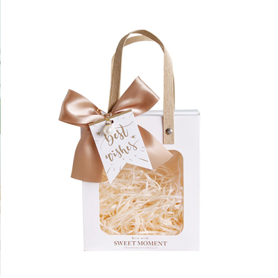 高级感礼品袋透明开窗手提伴娘