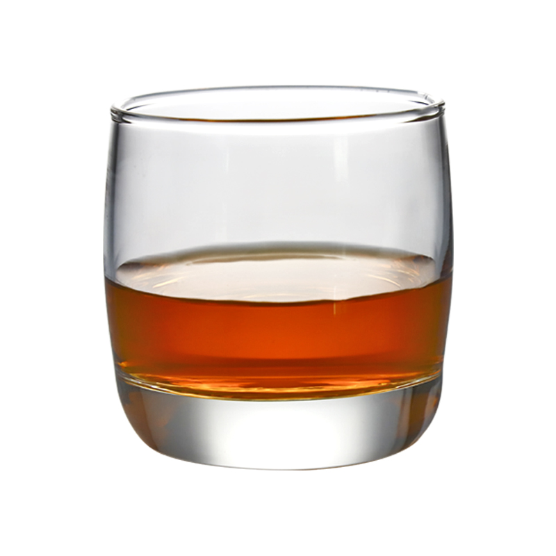 加厚啤酒杯八角杯钢化玻璃水杯家用烈酒杯酒吧KTV洋酒杯威士忌杯