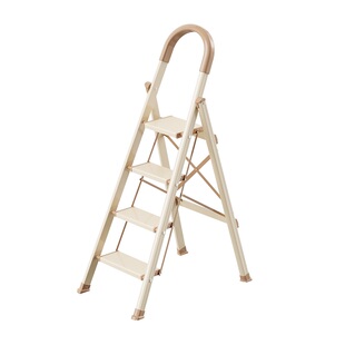 格美居铝合金梯子家用折叠梯加厚加宽人字梯伸缩四五步小楼梯步梯