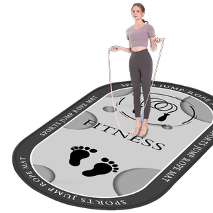 家用跳绳垫隔音减震垫室内加厚防滑健身专业运动专用男女瑜伽地垫