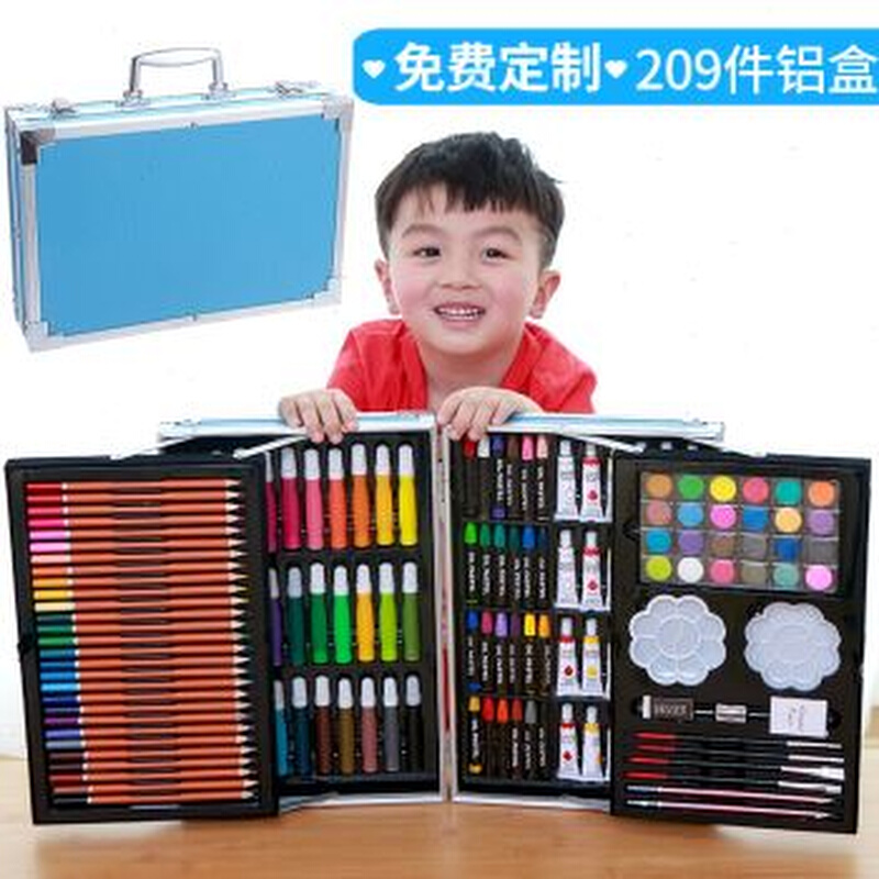 水彩笔套装儿童小学生o72色画笔彩E色笔颜色笔可水洗幼儿园蜡笔绘
