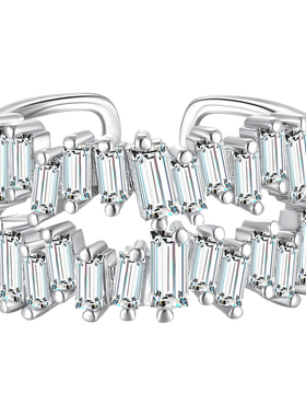 kitsh双层开口戒指女小众ins