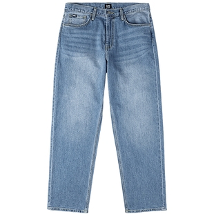 【张凌赫代言】Lee26春夏新EasyRider761宽松阔腿牛仔裤中浅蓝男