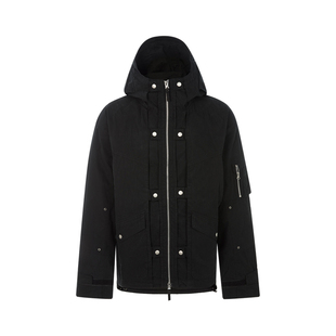 【折扣】GRAILZ口袋装饰日系工装复古男士连帽风衣夹克外套