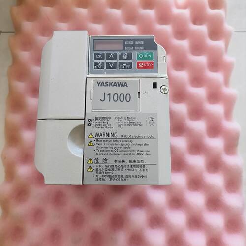 询安川J1000变频器CIMR-JB4A0004BBA，99新