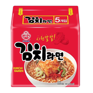 不倒翁韩国进口辣白菜方便面泡菜拉面韩剧同款食品泡面速食夜宵