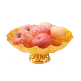 水果盘高脚零食干果客厅酒店家用底座塑料糖果盘可沥水多功能带托