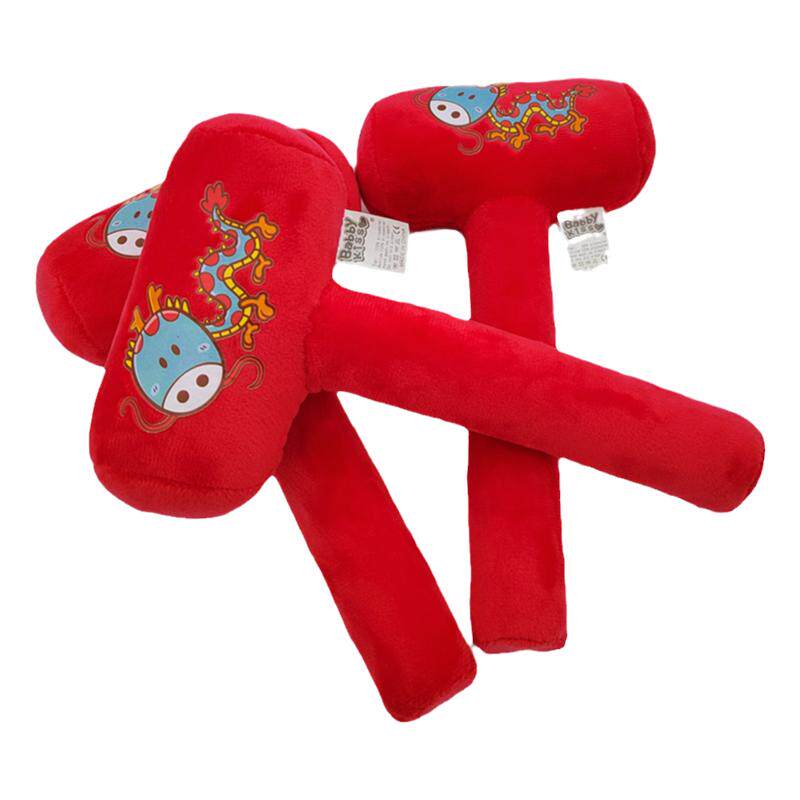 婴幼儿龙年宝宝小红锤生肖龙吉祥玩具锤子可爱卡通软锤过年礼物男