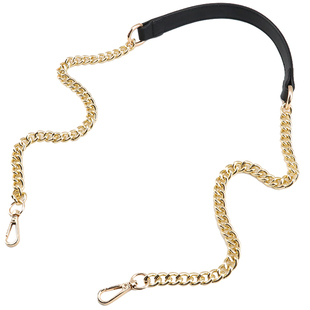 女包配件肩带皮链条减压带单肩斜挎包带平纹皮带加链包包配件带