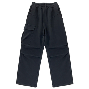 【现货】重磅加厚!OS弯刀廓形宽松加绒多口袋工装休闲Cargo卫裤