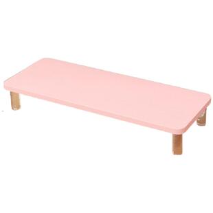 亚克力电脑增高架桌面显示器支架白色电脑桌置物架工位台式垫高架