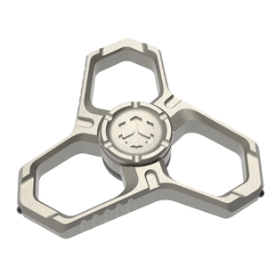 矩阵EDC领域指尖陀螺指虎解压玩具钛合金破窗器金属把玩男友礼物