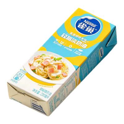 雀巢轻脂淡奶油轻感奶油烘焙原料