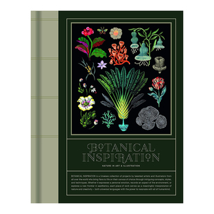 【现货】植物灵感:自然艺术插画 Botanical Inspiration 罗西·桑德斯的花卉 植物绘画指南新思路 18世纪植物插画 英文艺术作品集