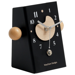 Mandelda入户玄关时钟装桌面摆件客厅电视柜酒柜摆台式座钟装饰品