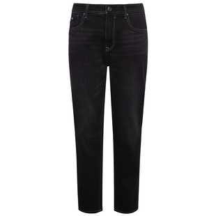 【威化太阳】利郎官方四面弹加绒牛仔裤男士2025冬季新款保暖裤子