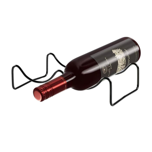 PTZER铁艺迷你简易红酒架葡萄酒架牢固轻奢斜放瓶饮料收纳酒窖架