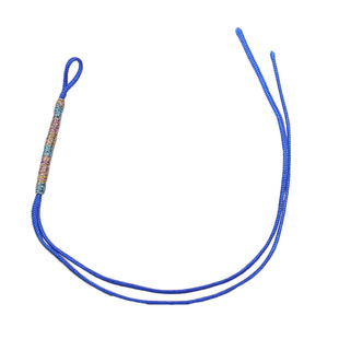 吊坠尾线手工编织线圈diy拉圈拉环项链单线头绳浅彩绳扣环连接扣