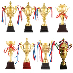 金属奖杯定制定做足球篮球创意奖牌儿童大小纹绣学生运动会制作