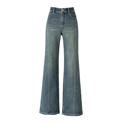 EVAOUXIU【新品】高腰牛仔裤