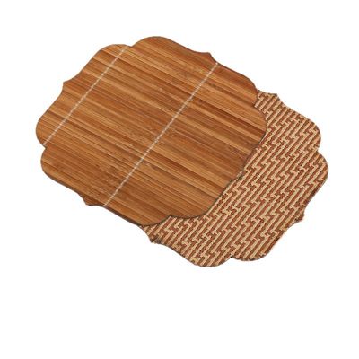 竹编竹丝茶席垫子杯垫茶垫防水垫
