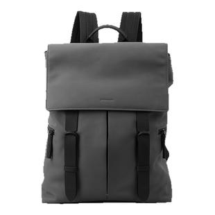 皮尔卡丹男士双肩包商务真皮大容量电脑背包男款通勤牛皮男书包