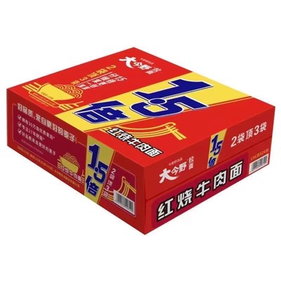 今麦郎1.5倍牛肉面|超5000次加购