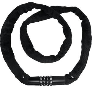 山地公路自行车锁防盗链条锁电动电瓶车单车密码铁链子4位专用软