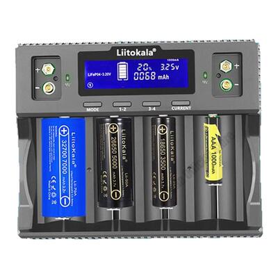 LiitoKalaLii-D4XL适用于18650 9v1.2V 3.2V 镍氢镉电池直流充电