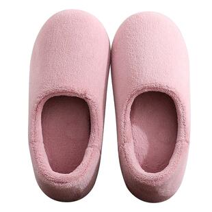 秋冬季包跟保暖棉拖鞋女男防滑毛绒室内居家软底产后月子可机洗