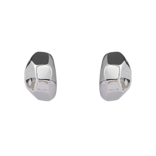 冷淡风金属光面不规则耳环ins独特简约小众设计感耳钉通勤耳饰女