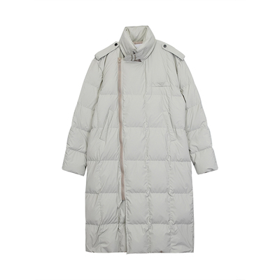 Hualun长款加厚羽绒服大衣