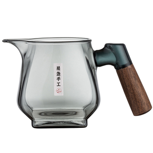 加厚高硼硅玻璃公道杯分茶器茶漏茶滤一体茶具家用高档茶海泡茶杯