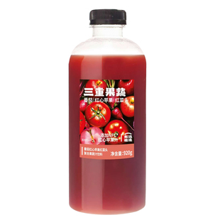 【920g】东边植造番茄红心苹果红菜头复合果蔬汁原浆奶茶店用920g