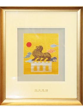 祥云牌妆花缎摆件简约现代