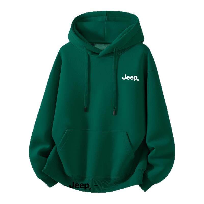 Jeep吉普连帽卫衣潮流秋冬季男士