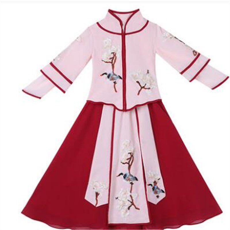 女童汉服中国风2022新款儿童汉服连衣裙