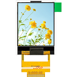 思迈微1.77寸lcd宽视角液晶显示spi串口18P焊接彩屏ST7735屏幕