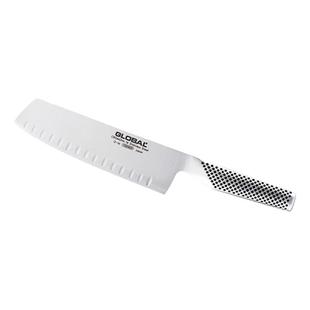 日本进口具良治GLOBAL防粘带坑家用厨房不锈钢菜刀切片水果刀G-5