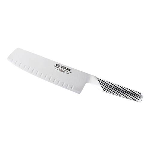 日本进口具良治GLOBAL防粘带坑家用厨房不锈钢菜刀切片水果刀G-5